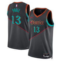 Mens Washington Wizards Nike Black 2024 Swingman Jersey - City Edition