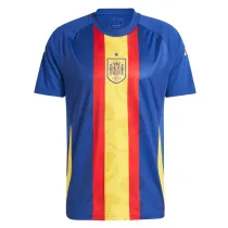 Mens Spain Short Training Blue Jersey 2024