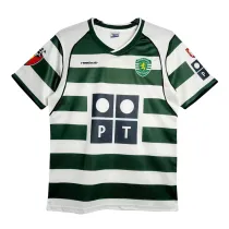 Mens Sporting Portugal Retro Home Jersey 2001/03
