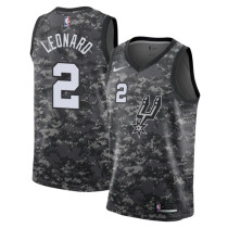 Mens San Antonio Spurs Nike Black Camouflage 2024 Swingman Jersey