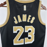 Mens Los Angeles Lakers LeBron James Nike Black 2024 MVP Swingman Jersey - Select Series