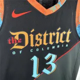 Mens Washington Wizards Nike Black 2024 Swingman Jersey - City Edition
