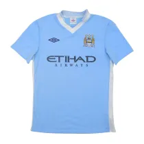 Mens Manchester City Retro Home Jersey 2011/12