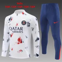 Kids PSG Training Suit White 2024/25