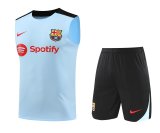 Mens Barcelona Singlet Suit Light Blue 2024/25