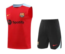 Mens Barcelona Singlet Suit Red 2024/25