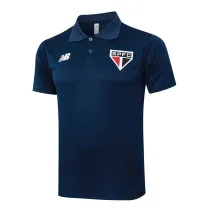Mens Sao Paulo FC Polo Shirt Royal 2024/25