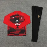 Mens AC Milan Training Suit Red 2024/25