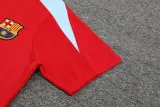 Mens Barcelona Short Training Suit Red 2024/25