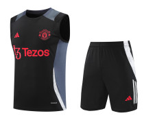 Mens Manchester United Singlet Suit Black 2024/25