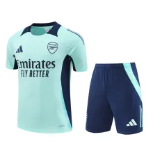 Mens Arsenal Short Training Suit Cyan 2024/25