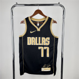 Mens Dallas Mavericks DONČIĆ Nike Black 2024 MVP Swingman Jersey - Select Series