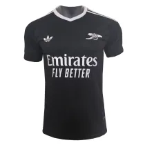 Mens Arsenal Goalkeeper Black Jersey 2024/25