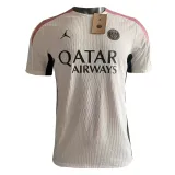 Mens PSG x Jordan Pre-Match Training White Authentic Jersey 2024/25 - Match
