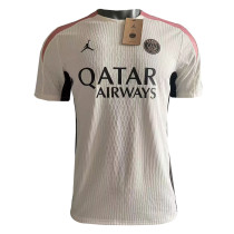 Mens PSG x Jordan Pre-Match Training White Authentic Jersey 2024/25 - Match