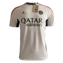 Mens PSG x Jordan Pre-Match Training White Authentic Jersey 2024/25 - Match