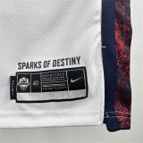 Mens Nike White USA Basketball Player Jersey - Olympic Games 2024