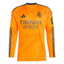 Mens Real Madrid Away Jersey Long Sleeve 2024/25