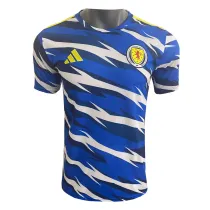 Mens Scotland Prematch Blue Jersey 2024
