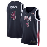 Mens Nike Blue USA Basketball Player Jersey - Olympic Games 2024