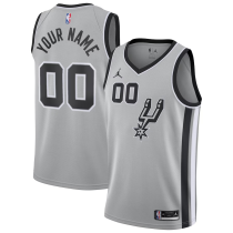 Mens San Antonio Spurs Jordan Grey 2021 Swingman Jersey - Statement Edition