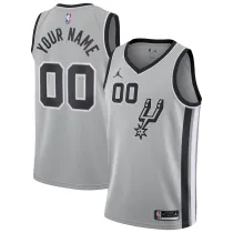 Mens San Antonio Spurs Jordan Grey 2021 Swingman Jersey - Statement Edition