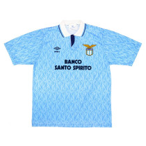 Mens S.S. Lazio Retro Home Jersey 1991