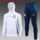 Kids Italy Hoodie Sweatshirt + Pants Suit White 2024