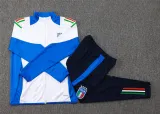 Kids Italy Jacket + Pants Training Suit White 2024