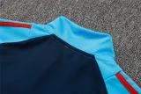 Mens Arsenal Jacket + Pants Training Suit Blue 2024/25