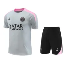 Mens PSG x Jordan Short Training Suit Grey 2024/25