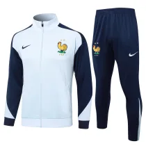 Mens France Jacket + Pants Training Suit Light Blue 2024