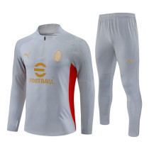 Mens AC Milan Training Suit Grey 2024/25