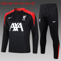 Kids Liverpool Training Suit Black 2024/25