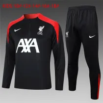 Kids Liverpool Training Suit Black 2024/25