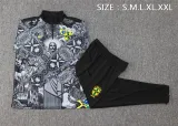 Mens Brazil Training Suit Black Jesus 2024