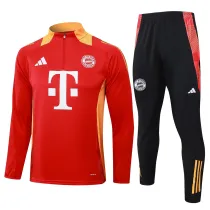 Mens Bayern Munich Training Suit Red 2024/25