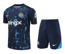 Mens Chelsea Short Training Suit Royal Pattern 2024/25