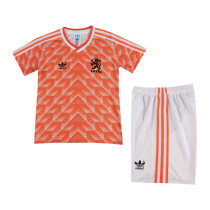 Kids Retro Netherlands Home Jersey 1988
