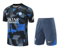 Mens Inter Milan Short Training Suit Grey 2024/25