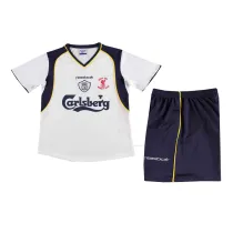 Kids Retro Liverpool Away Jersey 2001/02