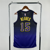 Mens Los Angeles Lakers NIKE Black - Puple 2024/25 Swingman Jersey - City Edition