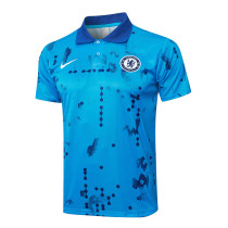 Mens Chelsea Polo Shirt Blue 2024/25