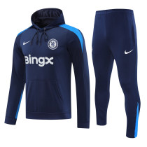 Mens Chelsea Hoodie Sweatshirt + Pants Training Suit Royal 2024/25