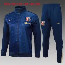 Kids Barcelona Jacket + Pants Training Suit Royal 2024/25