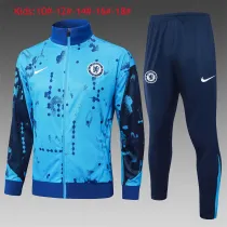 Kids Chelsea Jacket + Pants Training Suit Blue 2024/25