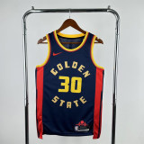 Mens Golden State Warriors Nike Navy 2024/25 Swingman Jersey - City Edition