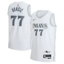 Mens Dallas Mavericks Nike White 2024/25 Swingman Jersey - City Edition