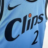 Mens Los Angeles Clippers Nike Blue 2024/25 Swingman Jersey - City Edition