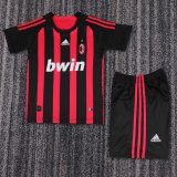 Kids Retro AC Milan Home Jersey 2008/09